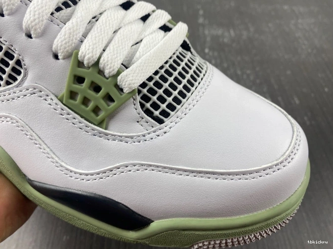 Reps TBkick AQ9129-103 WMNS Seafoam Jordan Air 4 0701